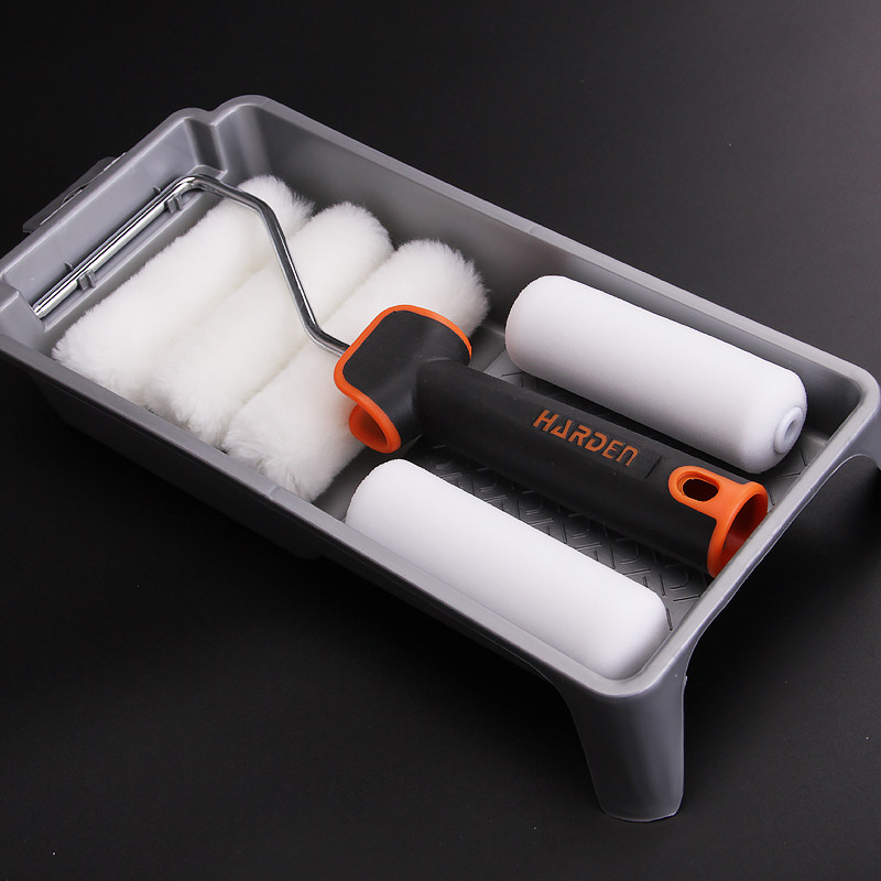 汉顿滚筒刷子装滚桶刷家用乳胶漆油漆刷涂料工具装修刷墙面滚刷