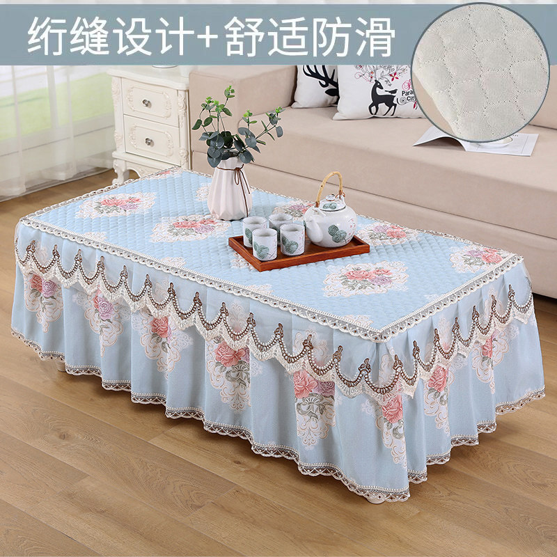 长方形客厅防滑茶几罩田园布艺盖巾桌布餐桌台布床头柜防尘罩,居家布艺,桌布,淘宝优惠券,粉丝福利购,淘宝优惠卷