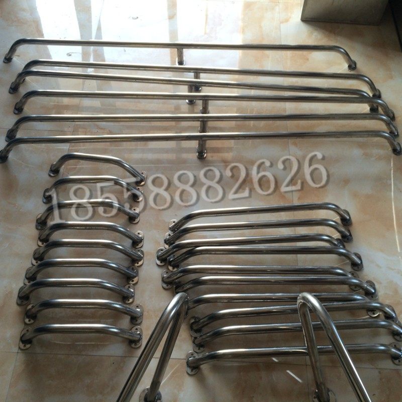 鸿津游艇尺寸定制锈钢前栏杆船用扶手拉手船尾护栏扶梯泳梯