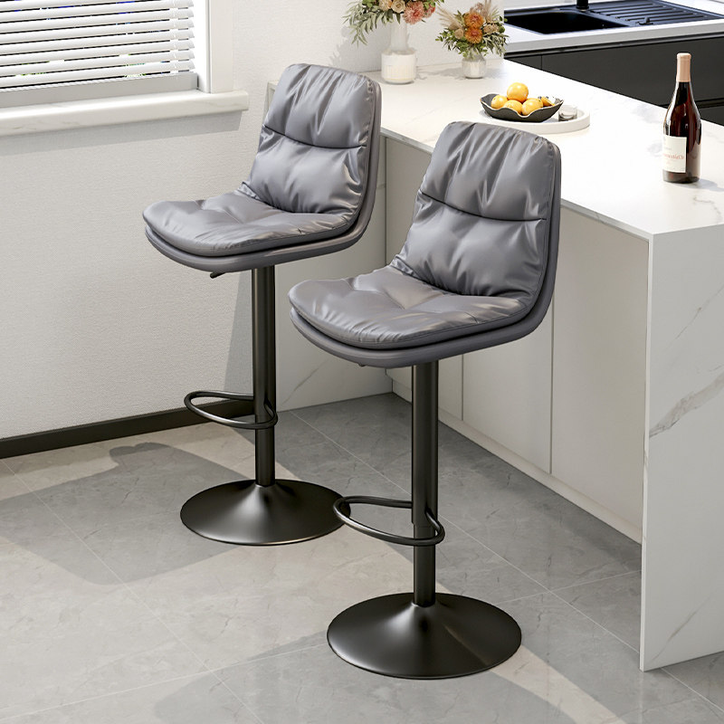 吧台椅家用高脚凳吧台凳旋转升降酒吧椅子收银前台靠背商用吧