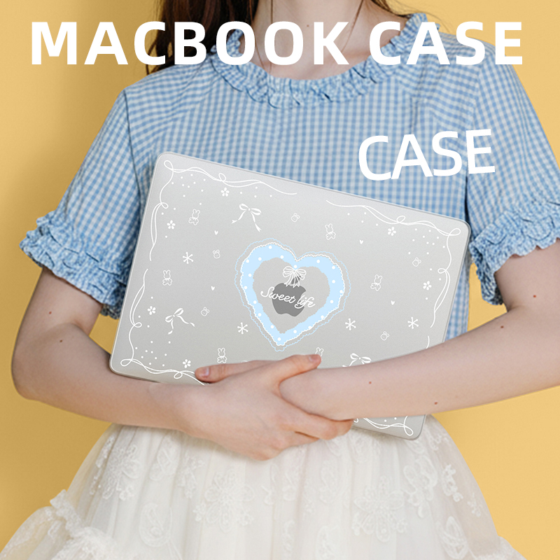 适用macbookair保护壳M4电脑13保护套M3华为matebook外壳M2笔记本D14软壳苹果14可爱air透明Pro磨砂M1笔记本