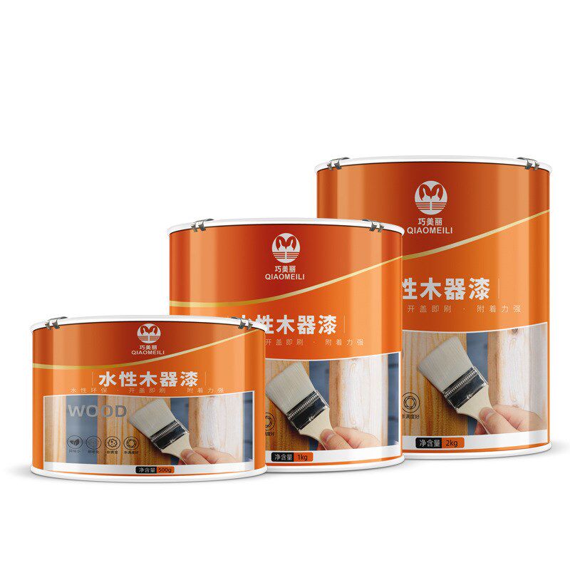 巧美丽水性木器漆木油漆自刷涂料家具翻新漆木门漆改色油漆