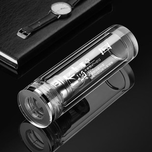 茶杯硼硅水杯茶水分离耐温杯水杯男士