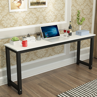 电脑桌台式钢木桌家用书桌子现代人办公桌写字台
