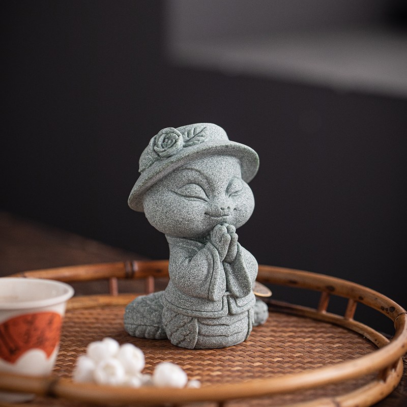 中式如意灵蛇献瑞一对茶宠文创十二生肖蛇年礼品客厅桌面装饰