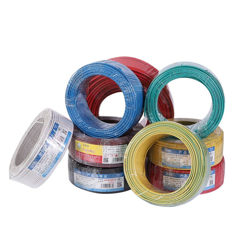 上海起帆电线电缆BVR/RV铜芯///10平方单芯电子线软线国标电