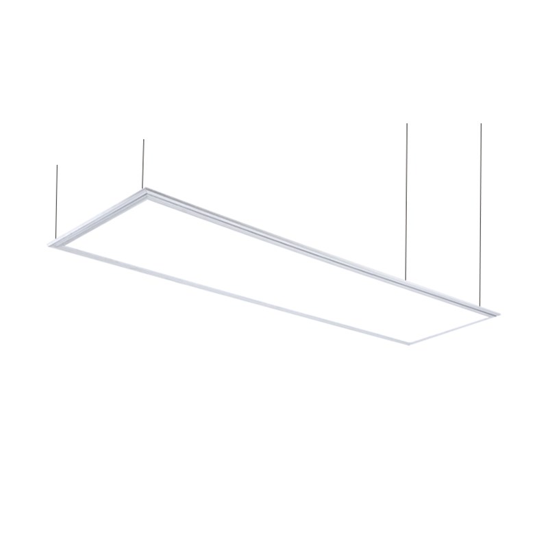 超薄led长条吊灯办公室吊线灯会议室长方形嵌入式平板铝材灯