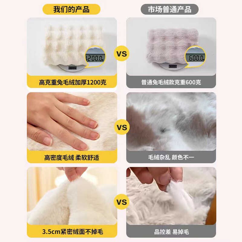 加绒加厚电炉罩新款电暖炉罩取暖桌布罩长方形冬季烤火桌罩