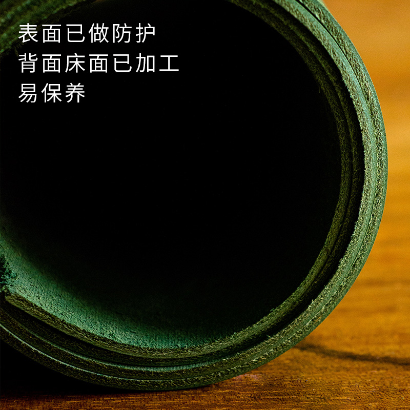 皮雕diy手工皮具皮革彩色植鞣革雕刻皮料头层牛皮mm多脂橄榄绿