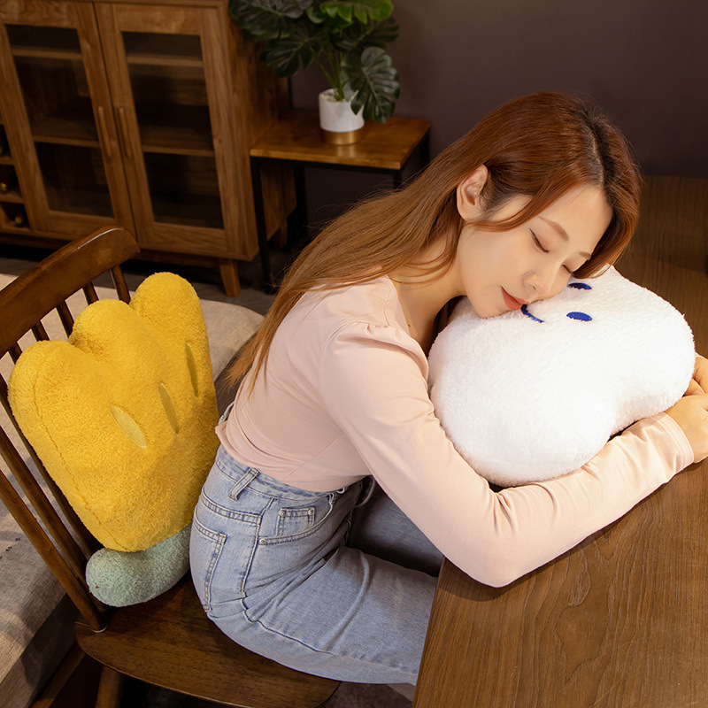 可爱花朵郁金香抱枕女生抱枕靠垫睡觉枕头床头靠卧室飘窗沙发腰靠