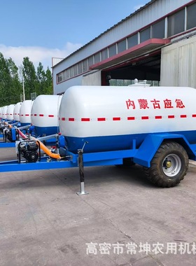 非标定制5吨水罐拖车园林浇灌应急水罐拖车 消防路政绿化洒水车