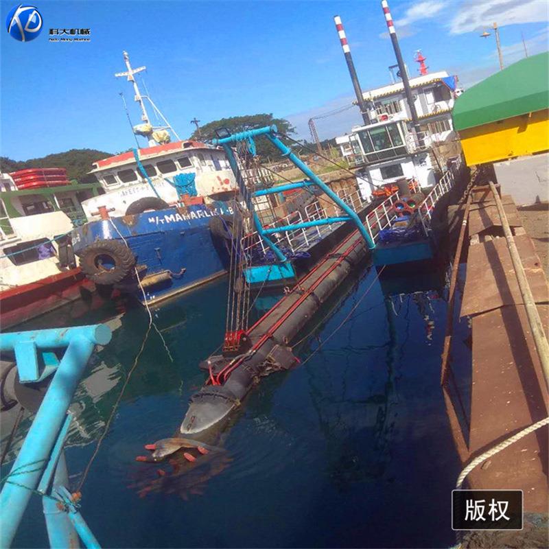 电动KDJX-350绞吸式抽船备 河道采水库尾矿清理沙淤泥设 抽沙泥机