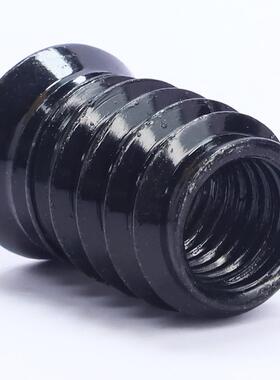 黑色带介内外牙母内六沉角头预埋螺帽家具螺丝连1接螺件M6/M8/M0