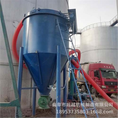 玉米吸粮机粉体物料气力输送机石灰粉装罐气力吸灰机厂家