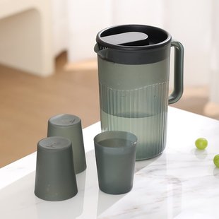 麦德龙冷水壶塑料凉水壶家用大容量扎壶凉白开耐高温果汁壶凉水杯