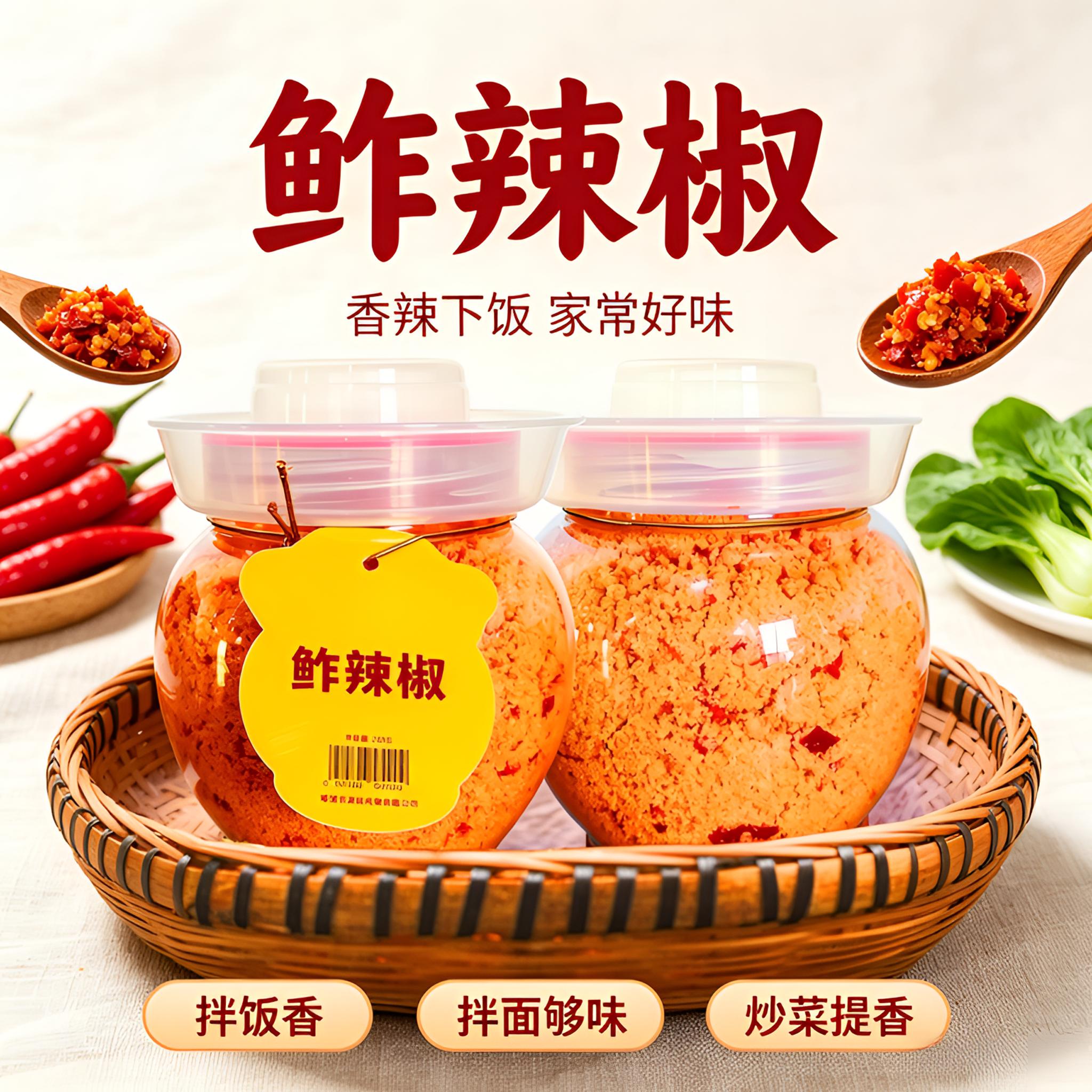 湖南常德特产炸辣椒下饭酱