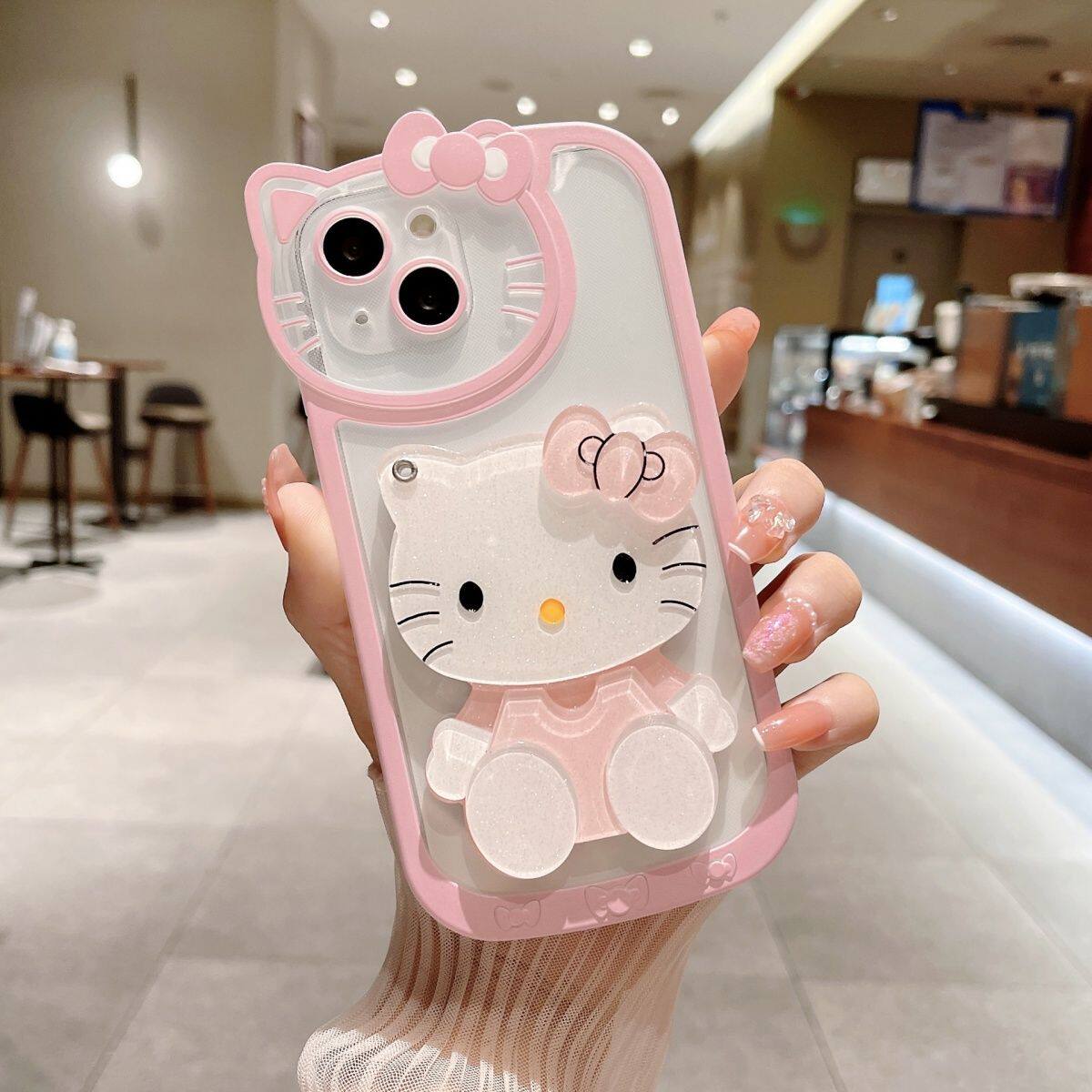立体蝴蝶结Kitty苹果iPhone保护