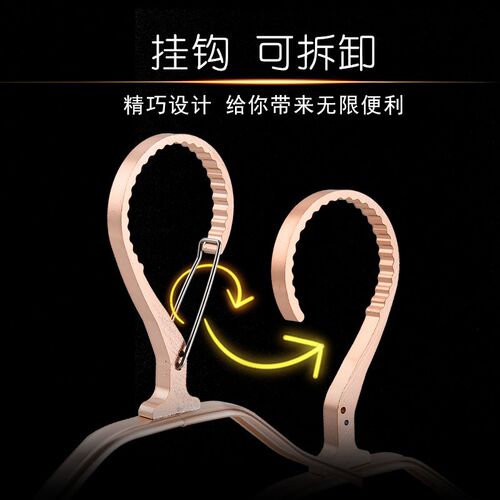 防风衣架铝合金学生痕层室外防风扣防掉衣撑衣挂勾卡扣晾衣架