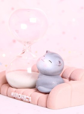 喵妮卡存钱罐小夜灯沙漏音乐盒沙发房子造型爱动物家居装饰