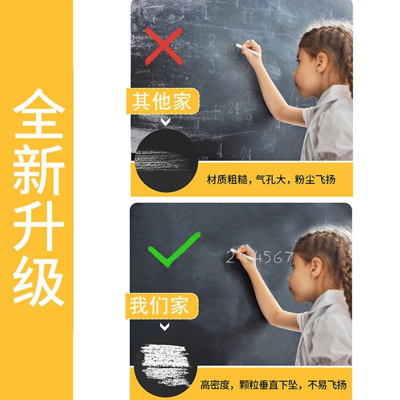 万畅无尘塑光粉笔白彩色盒一整箱环保教师培训儿童学校高级