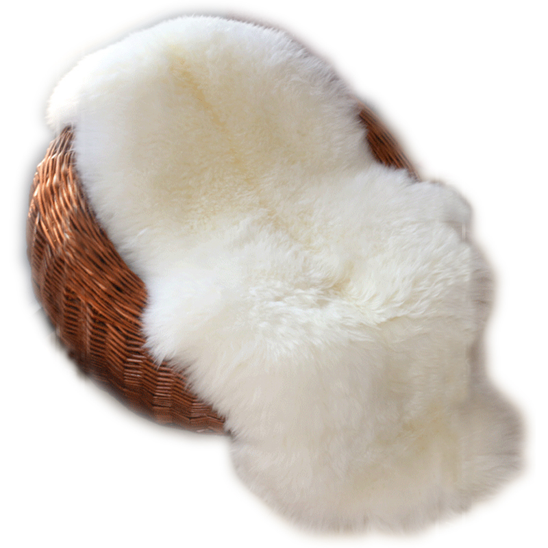 澳洲纯羊毛地毯卧室床边毯毛毛地垫长毛飘窗垫整张羊皮垫皮草地毯