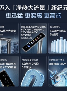 新品INO添饮万畅饮o净热一体机家用直饮反渗透净水机
