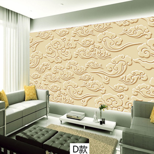 艺舍壁纸D墙纸背景墙布百福电视墙画壁画D立体浮雕福字壁布
