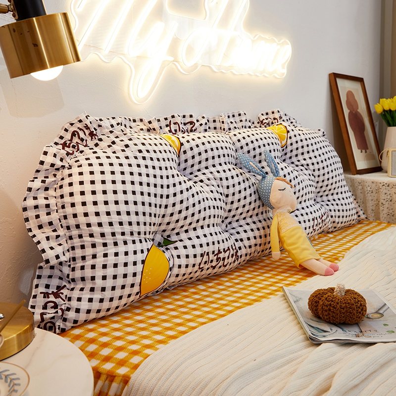 韩水洗棉床头靠垫软包床上大靠背沙发长靠枕床大靠背拆洗,居家布艺,床头靠垫,淘宝优惠券,粉丝福利购,淘宝优惠卷