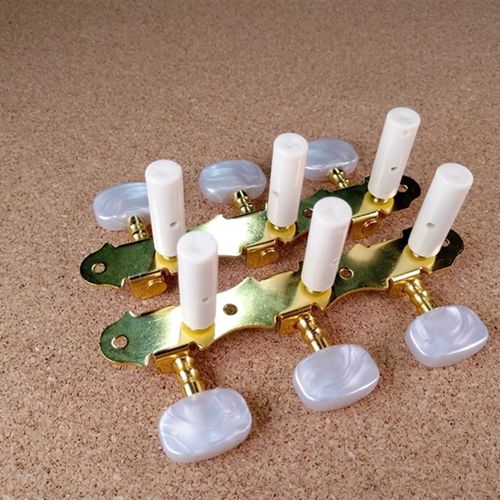 金雀牌古典吉他旋钮红棉牌雕镀金古典吉它弦钮三位准弦扭妙事