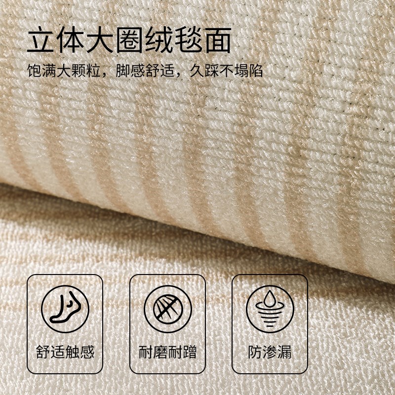 地毯客厅2024新款高级感沙发茶几毯免洗可擦防水卧室房间床边地垫