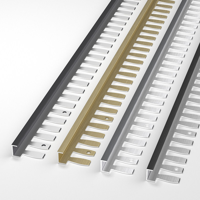 铝合金地板收边条金属收口条过门石压条包边极窄封边条