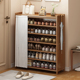 架子 带帘防尘鞋 鞋 柜门口大容量玄关柜入户实木经济型多层新款