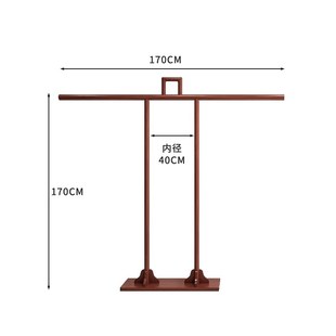 汉服衣架落地带帽新款实木展示架木质型龙袍汉服展示挂衣架