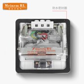 梅内尔弹式 地插铝合金黑色灰色阻尼慢弹五十带插座