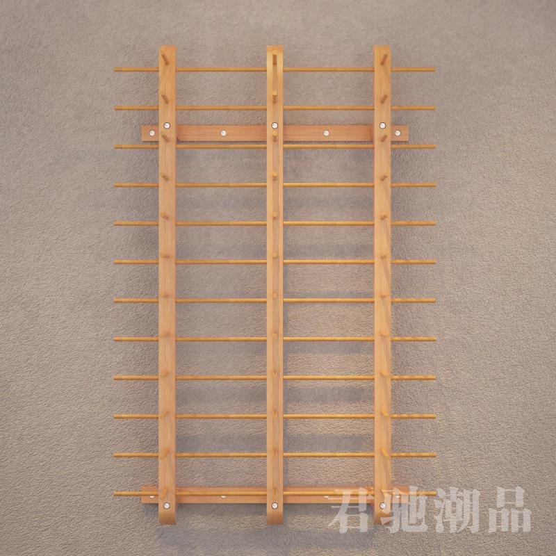 君驰潮品三杆壁挂式眼镜道具陈列展示架太阳镜墨镜展示架子