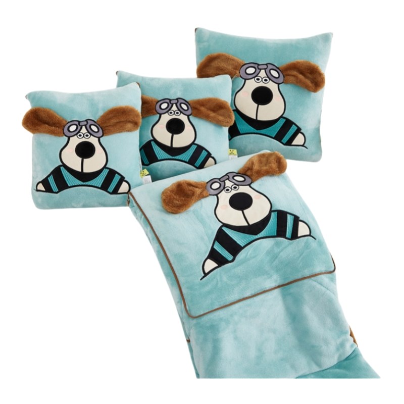 抱枕被子两用毯子二合一小汽车折叠高级加厚冬季多功能枕头被车用