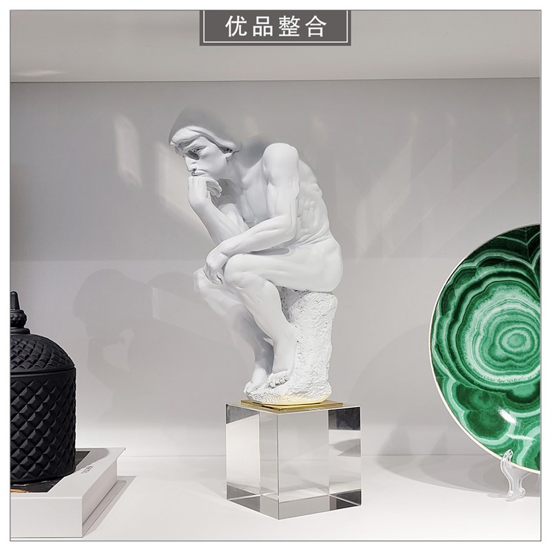 现代样板房家居软装摆件书柜摆设工艺品相架挂画ZH0