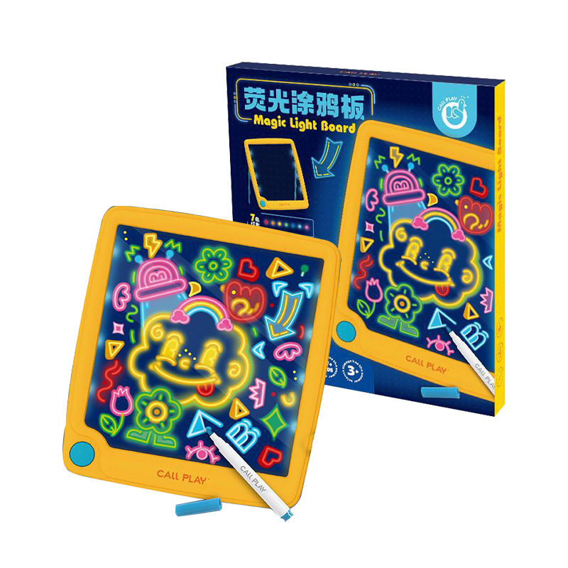 lll科答鸭荧光涂鸦板宝宝画画写字板擦写儿童涂鸦便携画板,玩具/童车/益智/积木/模型,画板,淘宝优惠券,粉丝福利购,淘宝优惠卷