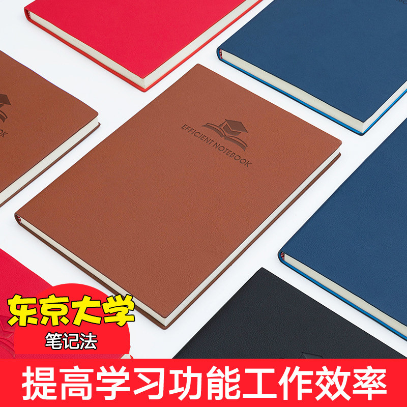 B5横康奈尔5r笔记本子思维导图管理方格本线版网格加厚高效记忆法