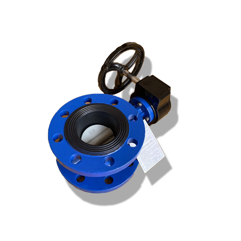涡轮法兰蝶 DX-Q 球磨软密封法兰式蝶污水地下管网