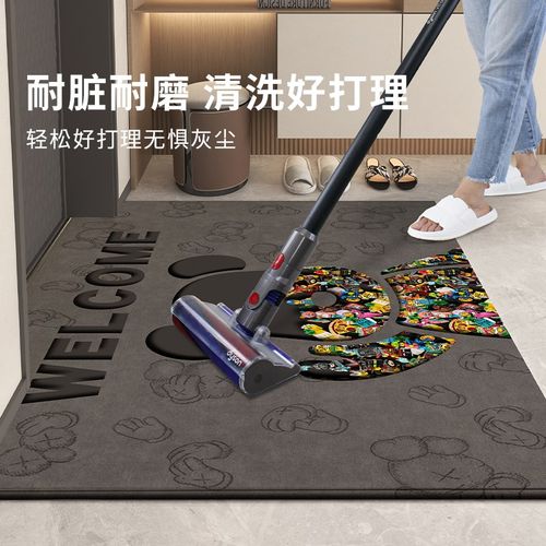 耐脏卡通防滑地垫入户门垫家用门口进门地毯室内除尘垫子定制