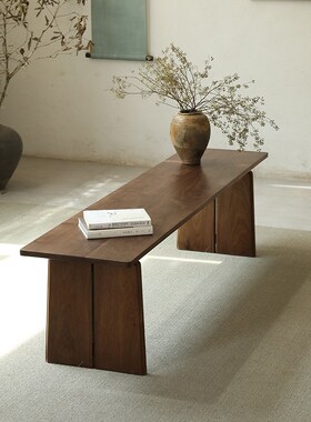 璞木新长凳实木长条凳条凳长木板餐桌凳床尾凳