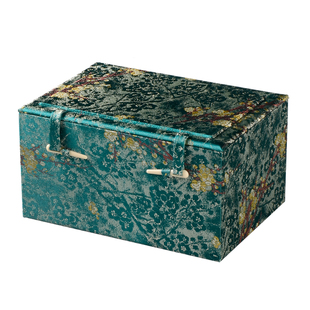 收藏品梅锦艺布包装盒紫砂壶茶杯工艺品盒礼品盒正方形锦盒