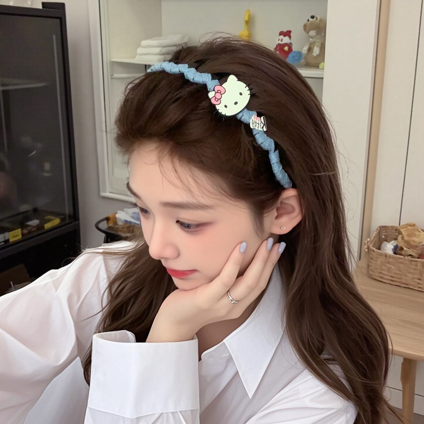 韩系可爱高颅顶带齿波浪发箍女洗脸发卡装饰压发头箍甜美头发饰