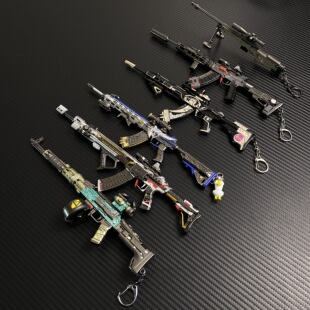 三角洲行动周边气象感应小枪金属模型玩具新年礼物腾龙死神玫瑰