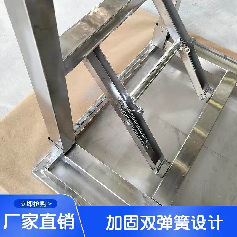 304不锈钢可折叠工作台厨房饭桌商用摆席夜市摆摊户外学习烧