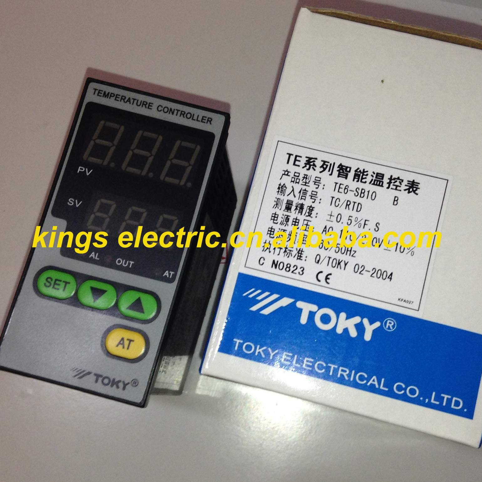TOKY TE6-SB10 B 新型智能温控表 输入信号TC/RTD TE6-SB10W  B