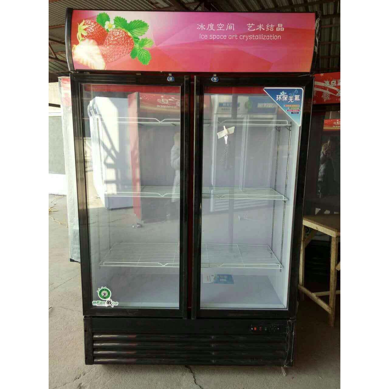 商用饮料柜展示冷藏冷饮品保鲜双门门立式冰箱
