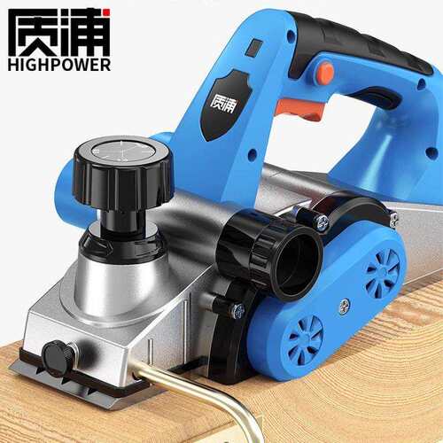 家用小型手提电刨子木工刨多功能压刨木匠刨电动工具刨木机