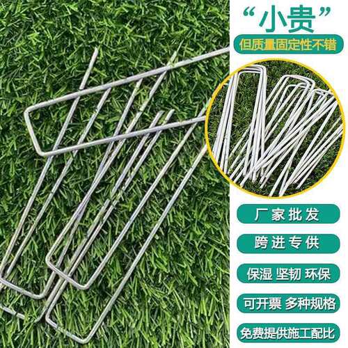 U型钉L型钉防草布土工格栅地钉热镀锌三维网固定边坡绿化I型钉子